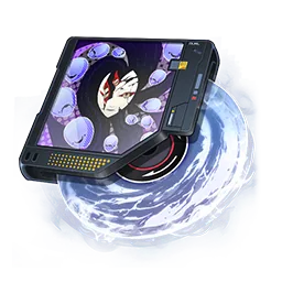 Artwork of Tears Beneath the Mask, an S-rank Gas Arc from Neverness to Everness.